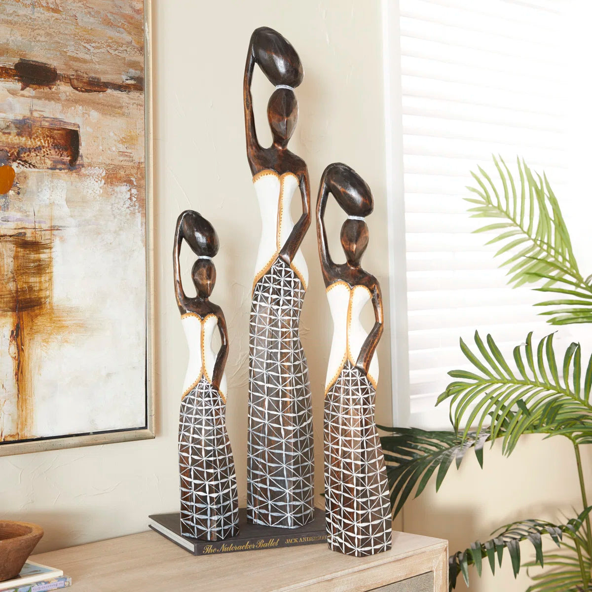 3 Piece Alcorn Figurine Set
