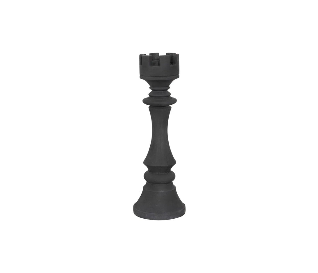 Rook Chess Sculpture, Cast Stone, Small
