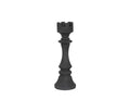 Rook Chess Sculpture, Cast Stone, Small
