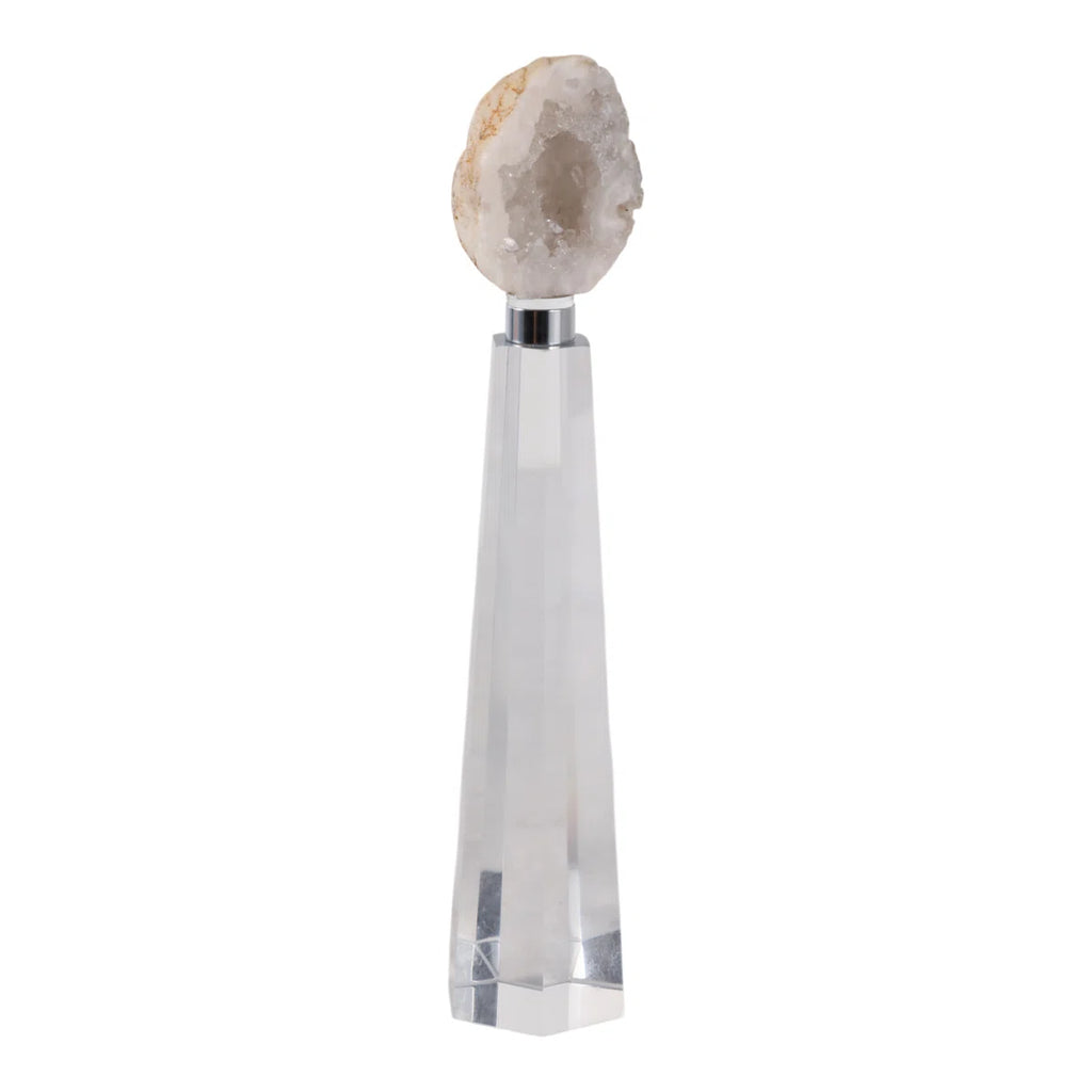 Oakden Agate On Crystal Base Sculpture Statues For Home Decor