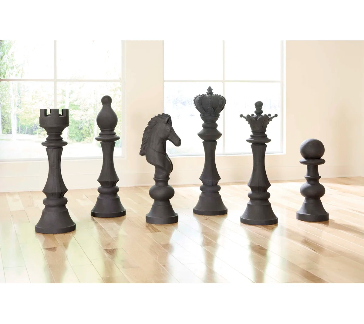 Knight Chess Sculpture, Cast Stone, Small