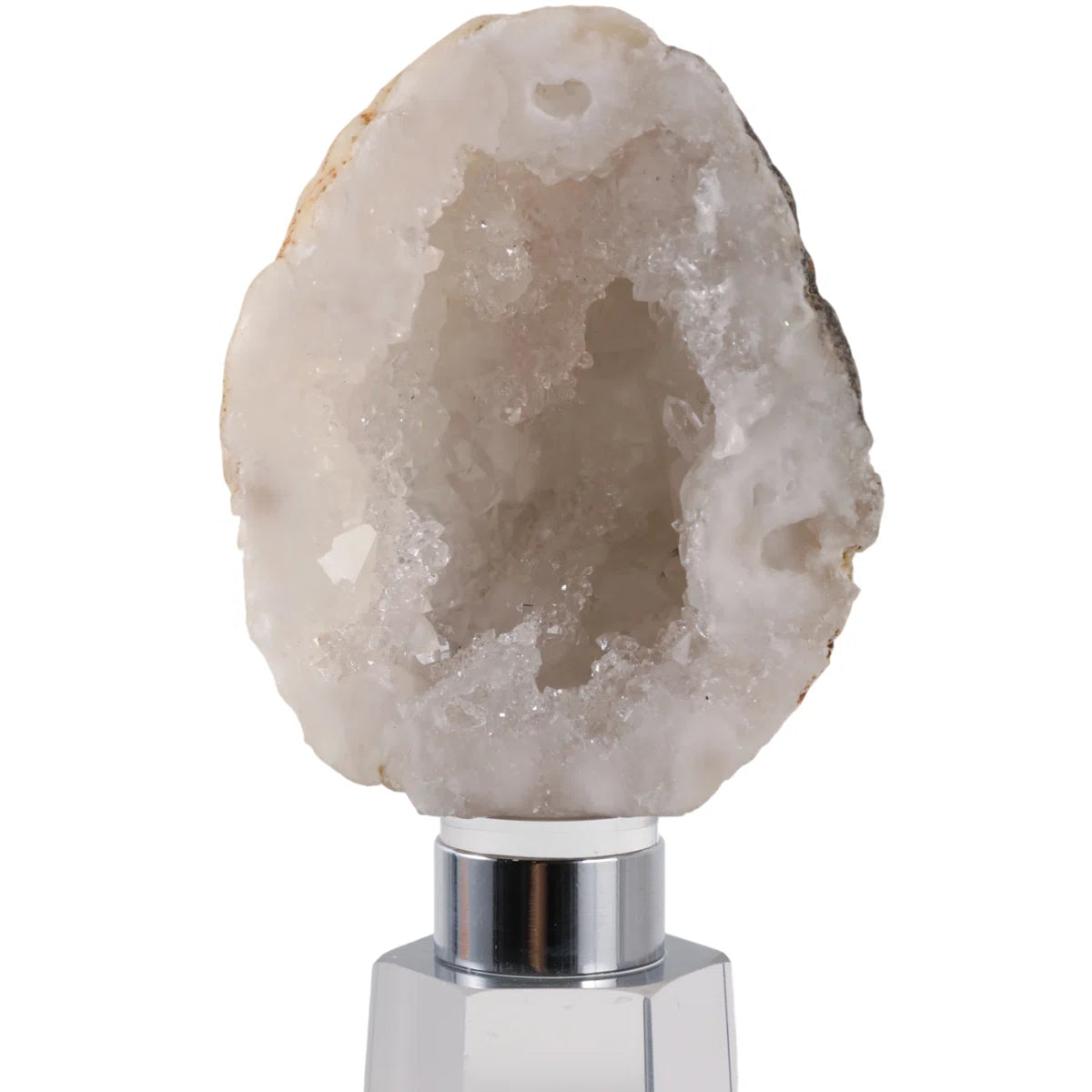 Oakden Agate On Crystal Base Sculpture Statues For Home Decor