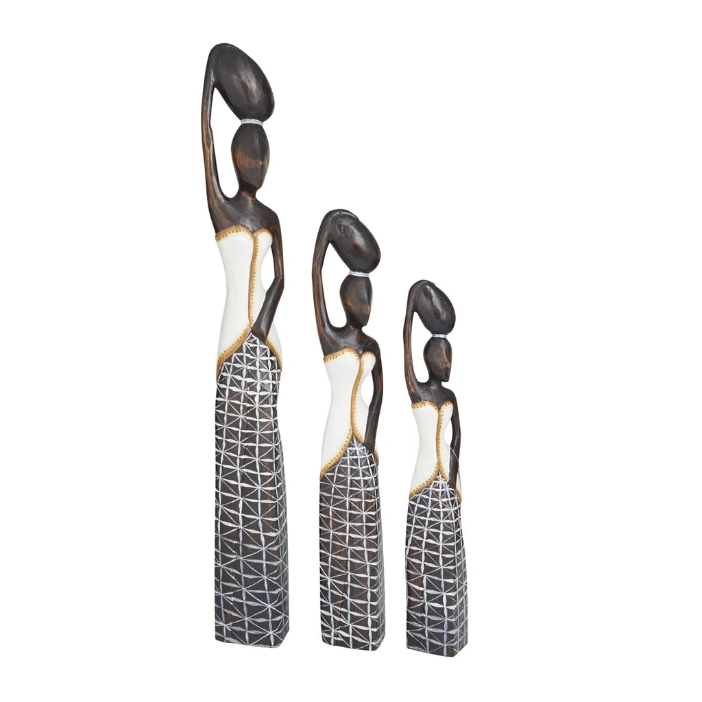 3 Piece Alcorn Figurine Set